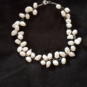 Genuine fresh water pearls necklace
